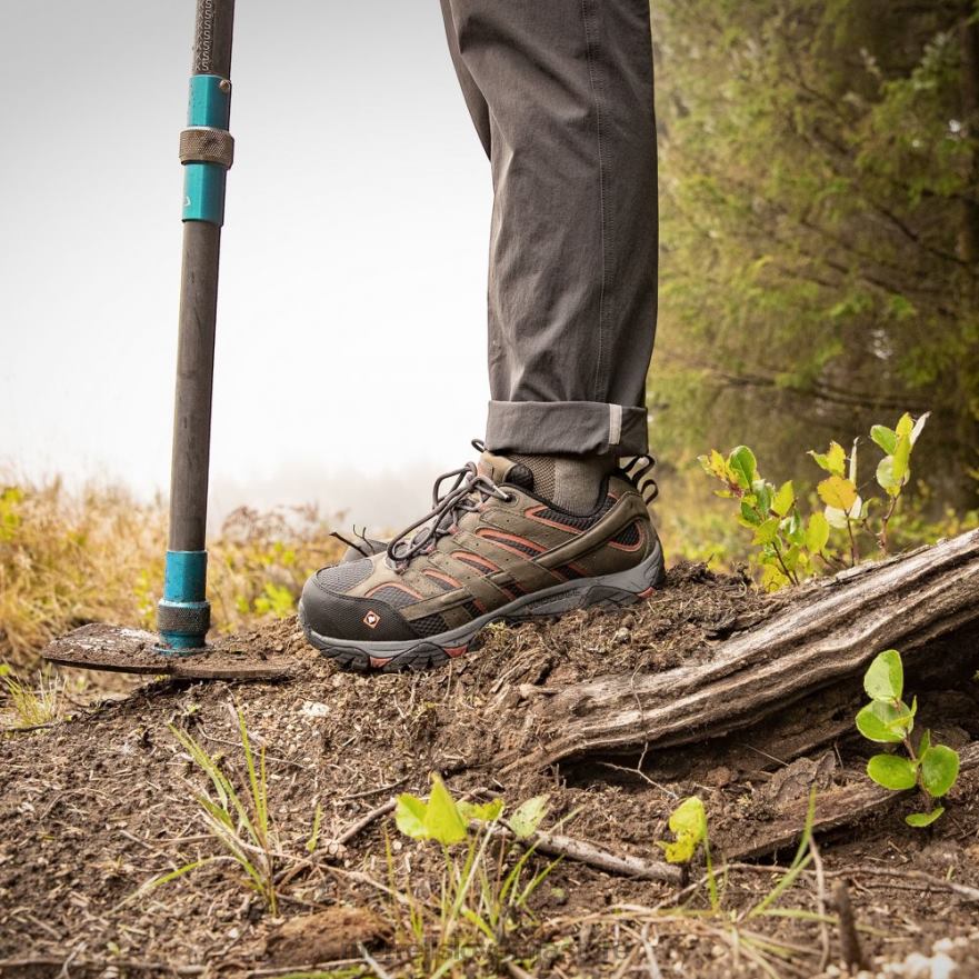 moški čevlje kositrna T600D370 Merrell delovni čevelj moab vertex vent comp toe (j11121)