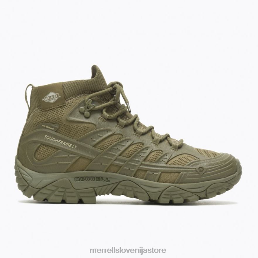 moški čevlje olivno T600D348 Merrell moab velocity tactical mid waterproof (j099425)