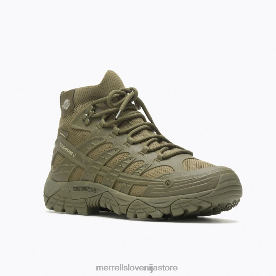 moški čevlje olivno T600D348 Merrell moab velocity tactical mid waterproof (j099425)