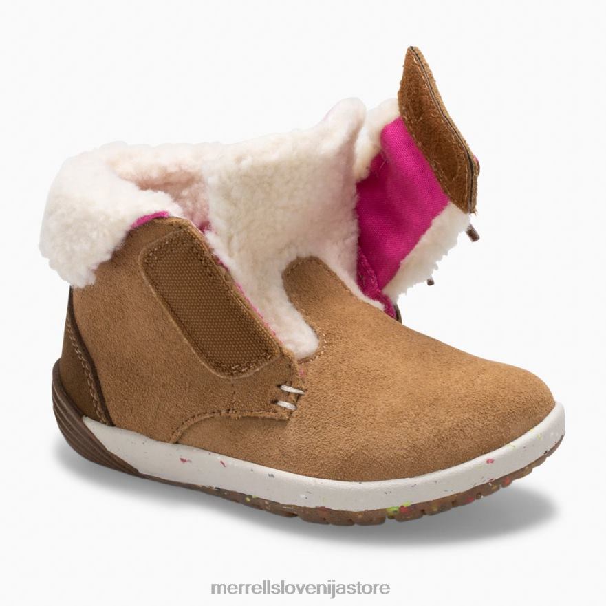 otroci čevlje kostanjev semiša T600D1468 Merrell bare steps cocoa jr. zagon (ml163228)