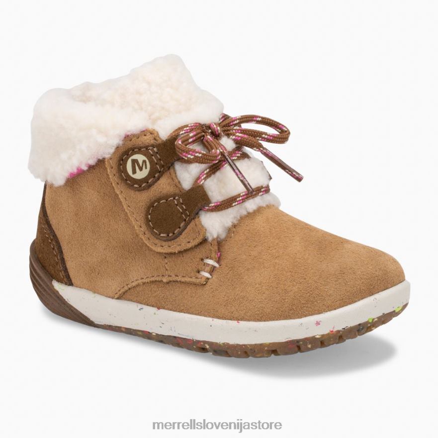 otroci čevlje kostanjev semiša T600D1468 Merrell bare steps cocoa jr. zagon (ml163228)
