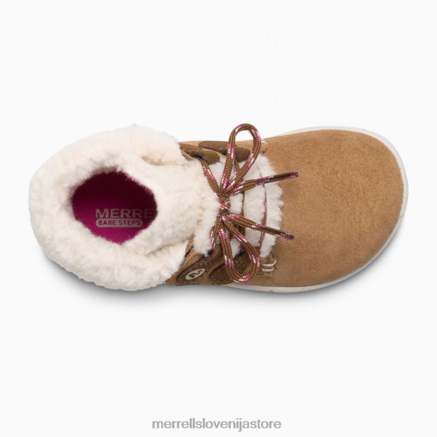 otroci čevlje kostanjev semiša T600D1468 Merrell bare steps cocoa jr. zagon (ml163228)