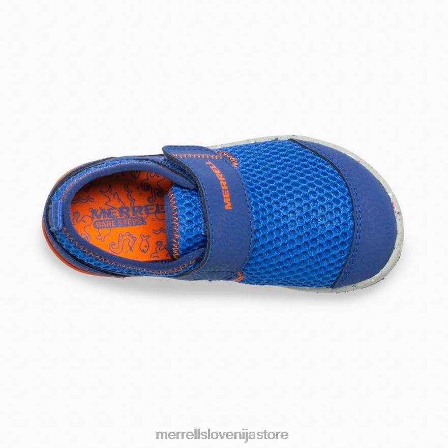 otroci čevlje modra/oranžna T600D1396 Merrell superge bare steps h2o (ml260875)