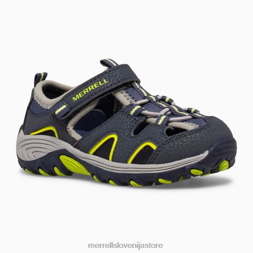 otroci čevlje mornarica/limeta T600D1406 Merrell sandal hydro h2o hiker jr (ml265932)