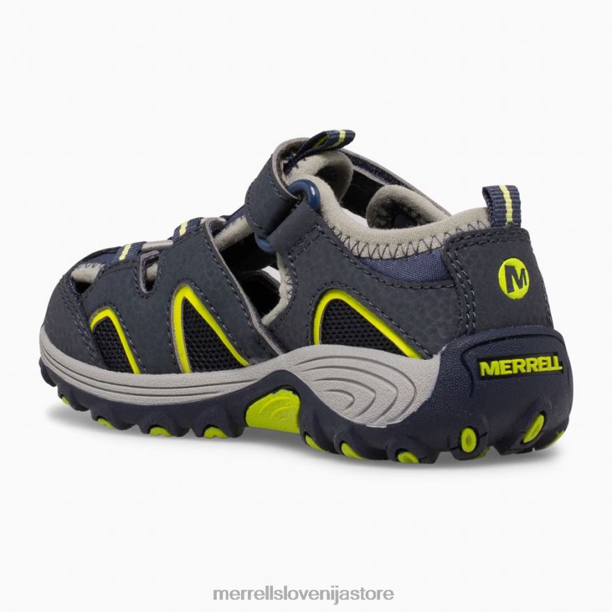 otroci čevlje mornarica/limeta T600D1406 Merrell sandal hydro h2o hiker jr (ml265932)