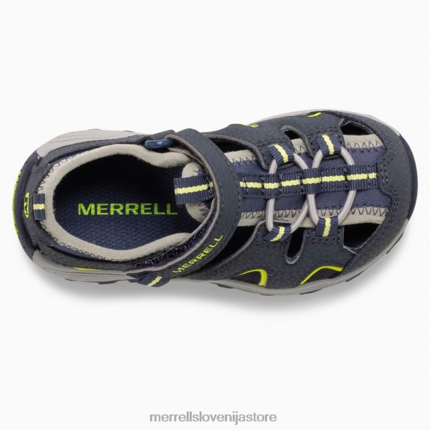 otroci čevlje mornarica/limeta T600D1406 Merrell sandal hydro h2o hiker jr (ml265932)
