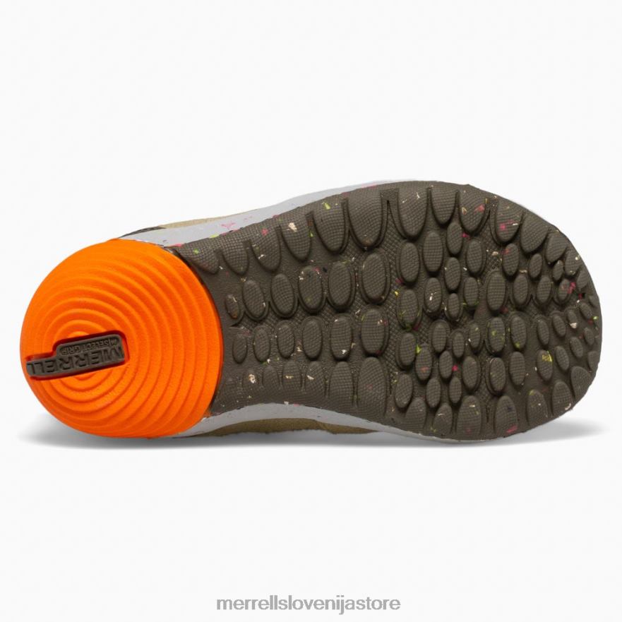 otroci čevlje olivna/modra/oranžna T600D1457 Merrell bare steps ridge jr hiker (ml266269)