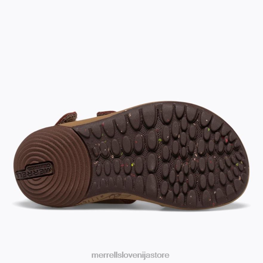 otroci čevlje rjav T600D1401 Merrell sandal z golimi koraki (ml261230)