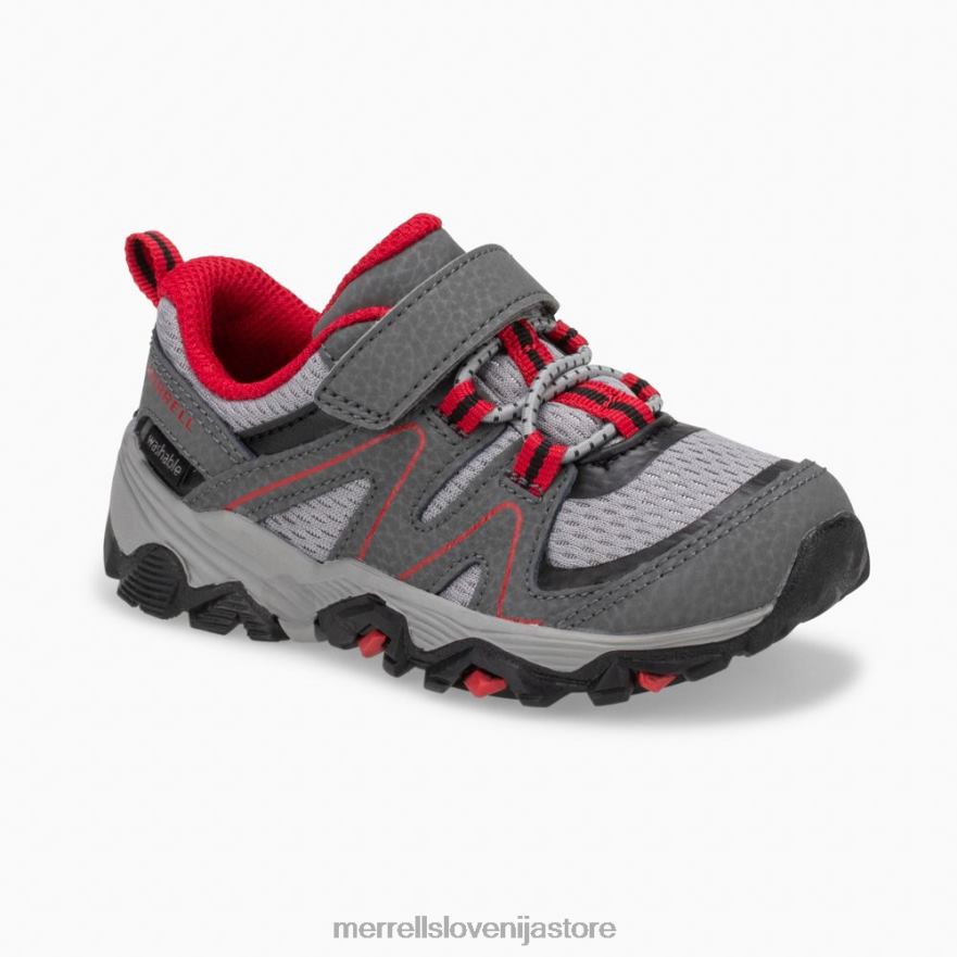 otroci čevlje siva/rdeča/črna T600D1348 Merrell trail quest jr. (ml263182)