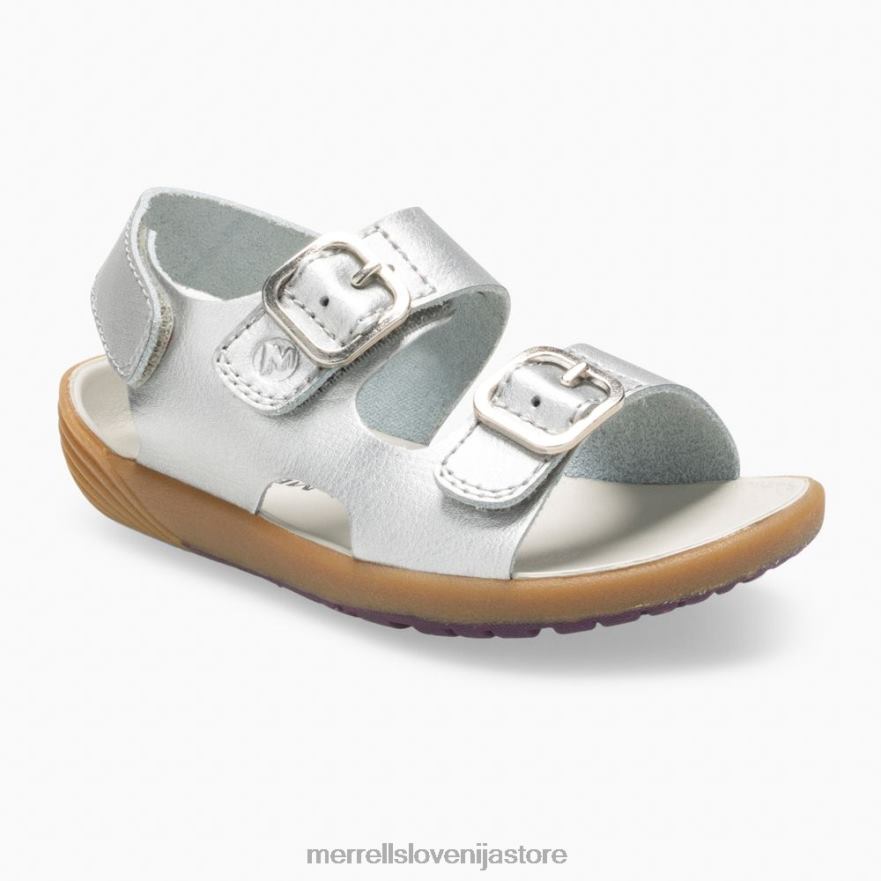 otroci čevlje srebro T600D1402 Merrell sandal z golimi koraki (ml161231)