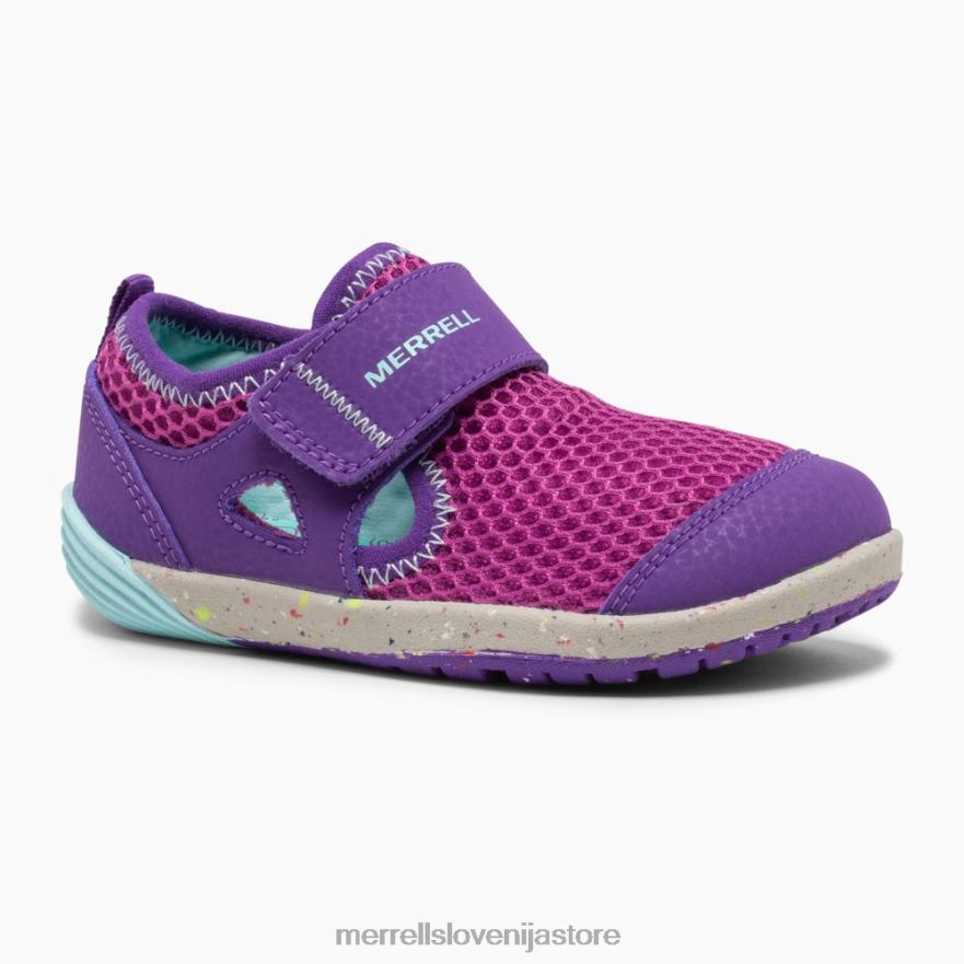 otroci čevlje vijolična/turkizna T600D1395 Merrell superge bare steps h2o (ml164494)