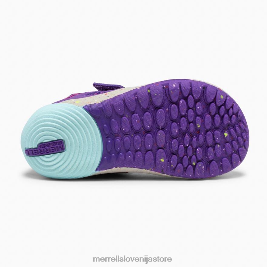 otroci čevlje vijolična/turkizna T600D1395 Merrell superge bare steps h2o (ml164494)