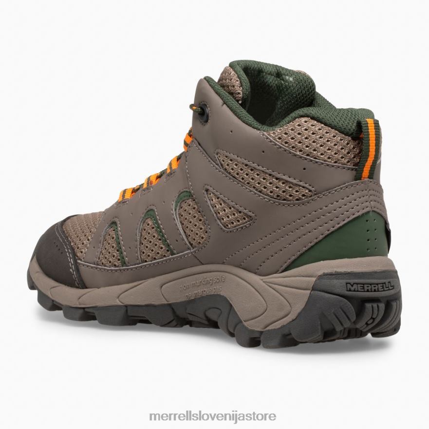 otroci čevlje balvan T600D1444 Merrell vodoodporen škorenj oakcreek mid lace (mk264768)