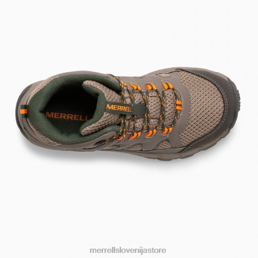 otroci čevlje balvan T600D1444 Merrell vodoodporen škorenj oakcreek mid lace (mk264768)
