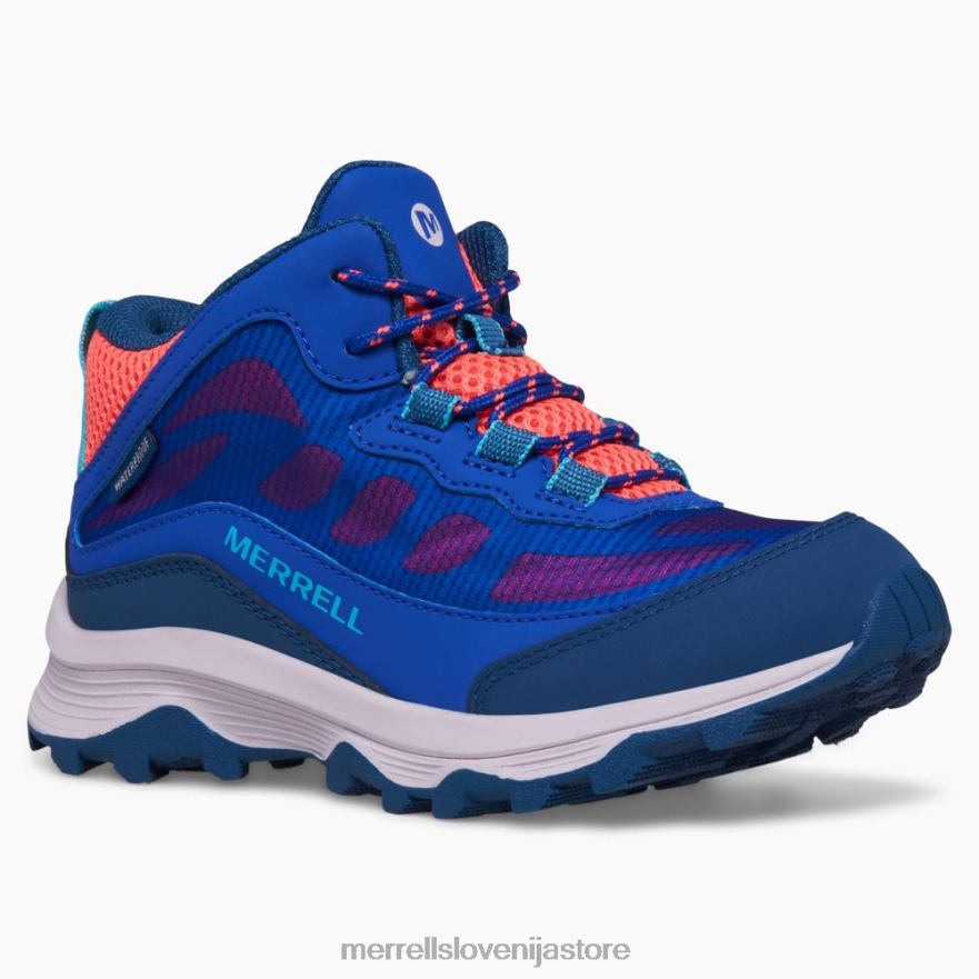 otroci čevlje blue/berry/turq T600D1379 Merrell moab speed mid waterproof (mk166990)