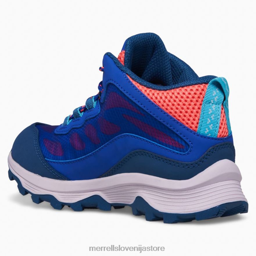 otroci čevlje blue/berry/turq T600D1379 Merrell moab speed mid waterproof (mk166990)