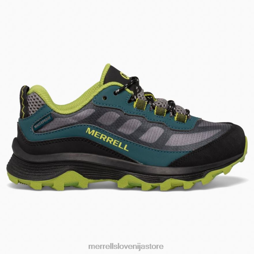 otroci čevlje globoko zelena/črna T600D1370 Merrell moab speed low waterproof (mk266264)