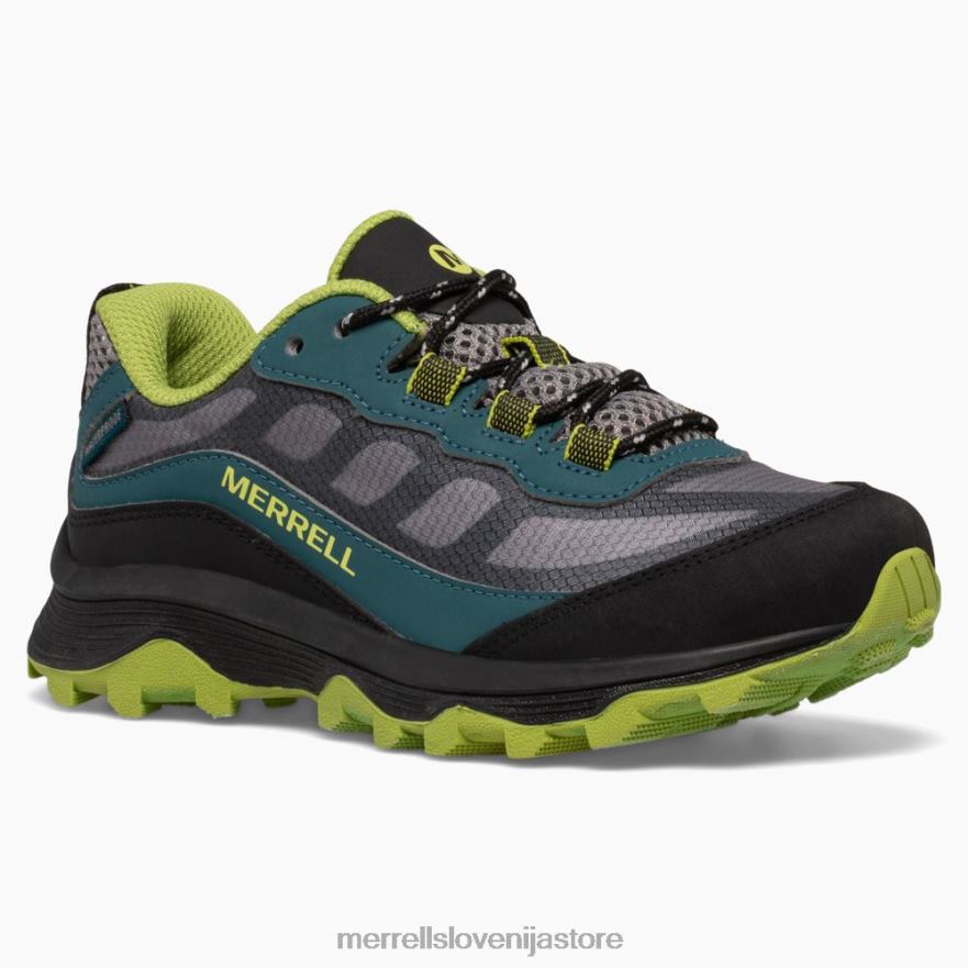 otroci čevlje globoko zelena/črna T600D1370 Merrell moab speed low waterproof (mk266264)