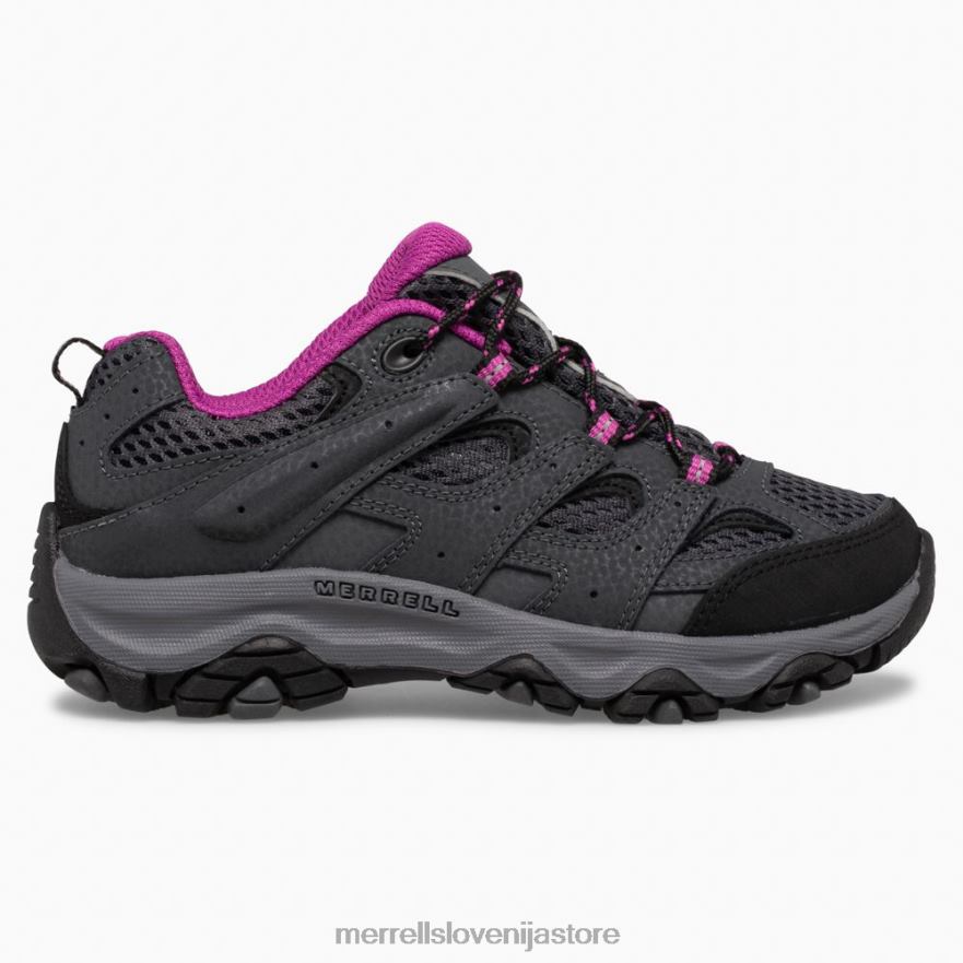 otroci čevlje granit/berry T600D1429 Merrell nizek čevelj s čipko moab 3 (mk165708)