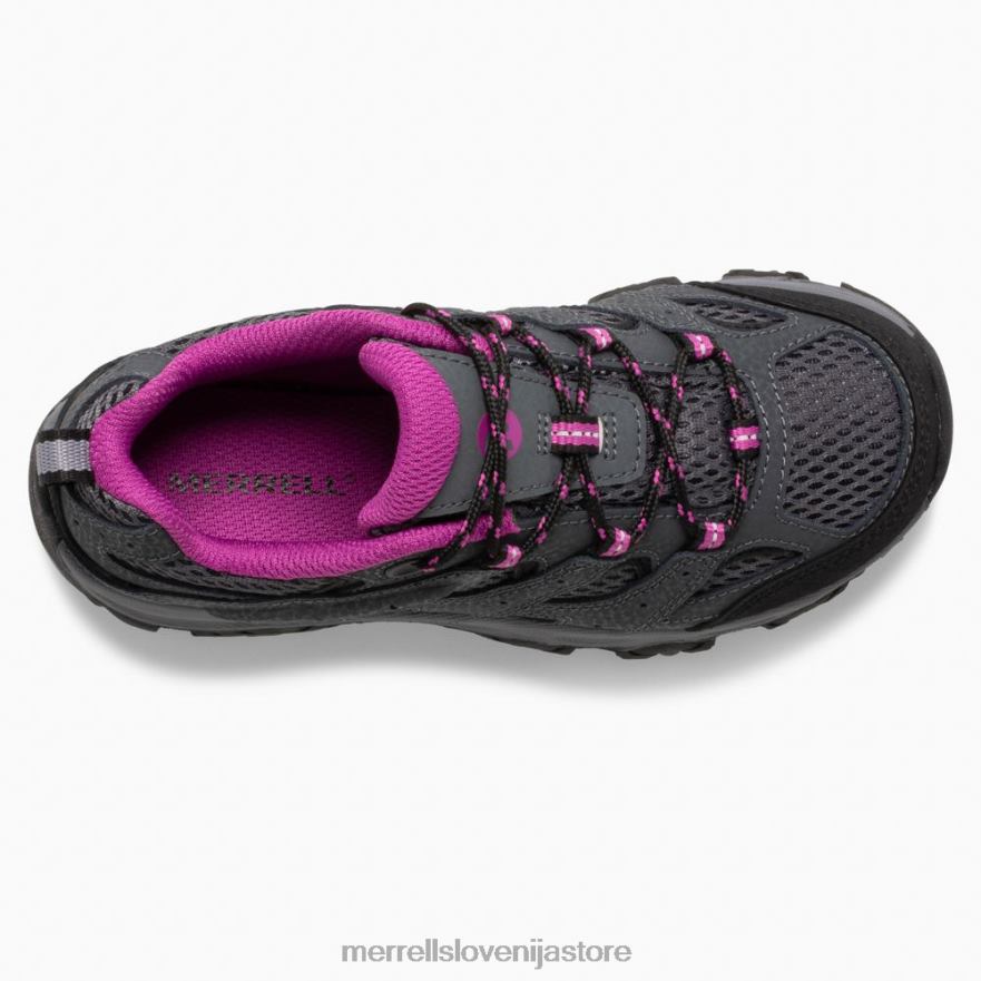 otroci čevlje granit/berry T600D1429 Merrell nizek čevelj s čipko moab 3 (mk165708)