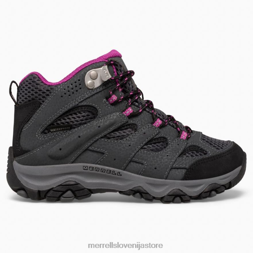 otroci čevlje granit/berry T600D1433 Merrell vodoodporen škorenj moab 3 mid (mk165703)