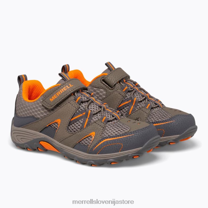 otroci čevlje gunsmoke / oranžna T600D1462 Merrell čevelj trail chaser (my57109)