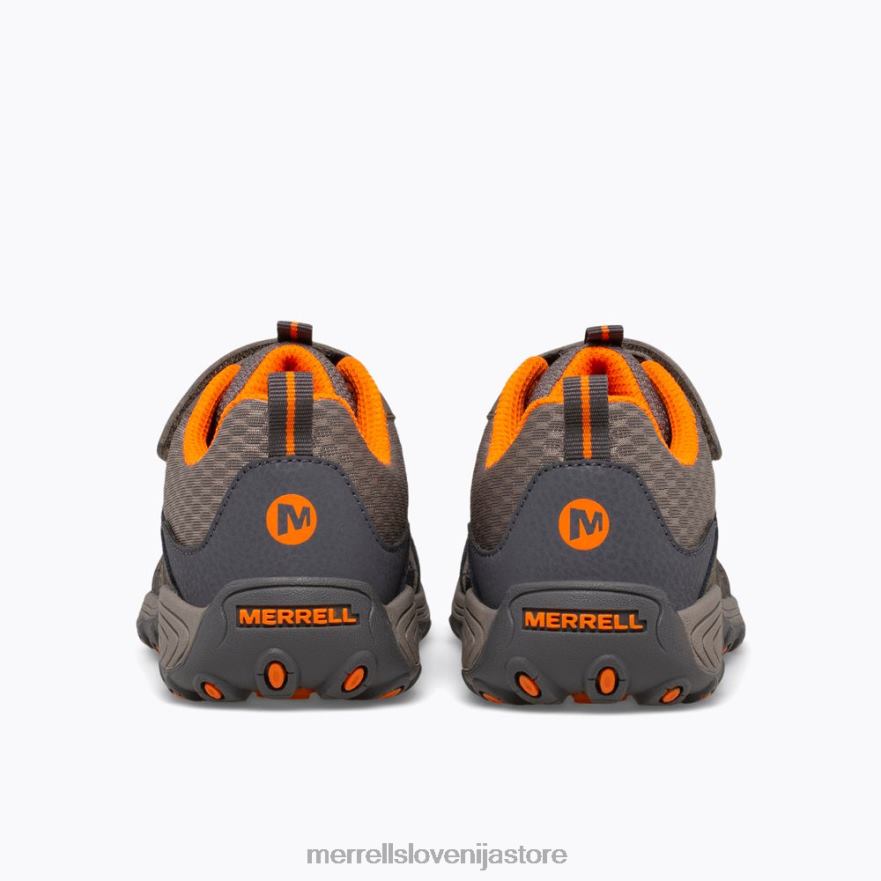 otroci čevlje gunsmoke / oranžna T600D1462 Merrell čevelj trail chaser (my57109)