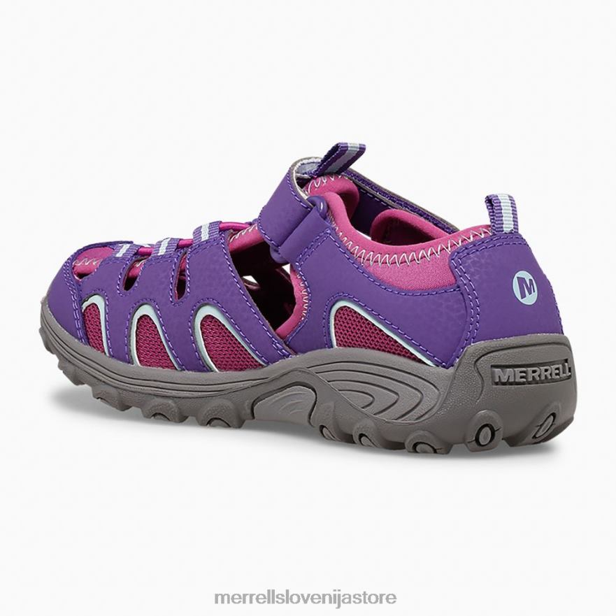 otroci čevlje jagodičja T600D1496 Merrell pohodniški sandal hydro h2o (mk165683k)