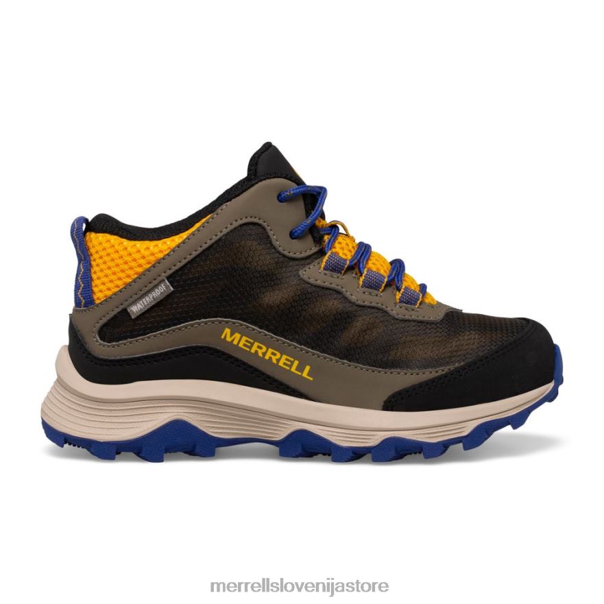otroci čevlje kobalt/zlato T600D1381 Merrell moab speed mid waterproof (mk266263)