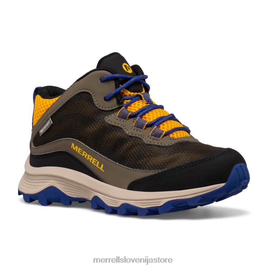otroci čevlje kobalt/zlato T600D1381 Merrell moab speed mid waterproof (mk266263)
