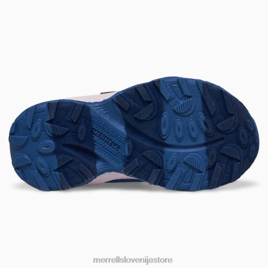otroci čevlje modra/jagodičasta/turkizna T600D1369 Merrell moab hitrost nizka klima jr. nepremočljiva superga (ml167123)