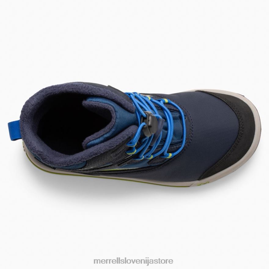 otroci čevlje mornarica/citron T600D1479 Merrell škorenj snow bank 3.0 (mk266222k)