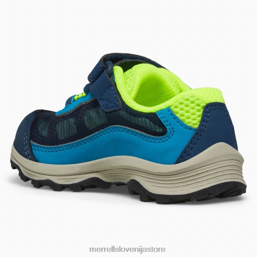 otroci čevlje mornarica/hi viz T600D1368 Merrell moab hitrost nizka klima jr. nepremočljiva superga (ml267122)