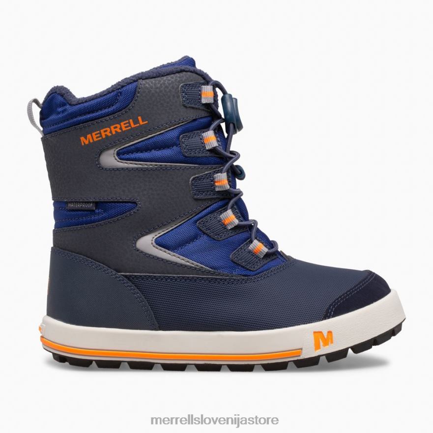otroci čevlje mornarica/kobalt/oranžna T600D1482 Merrell škorenj snow bank 3.0 (mk265184k)