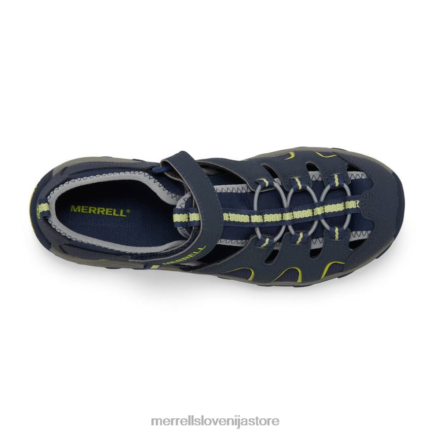 otroci čevlje mornarica/limeta T600D1412 Merrell pohodniški sandal hydro h2o (mk262163)