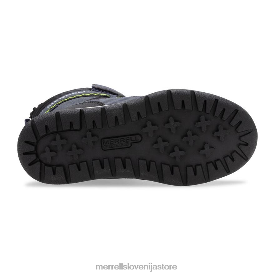 otroci čevlje mornarica/limeta T600D1508 Merrell vodoodporen škorenj snow crush 2.0 (mk263127k)