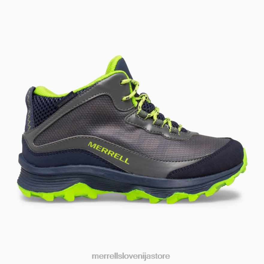 otroci čevlje mornarsko/siva/limeta T600D1383 Merrell moab speed mid waterproof (mk265212)