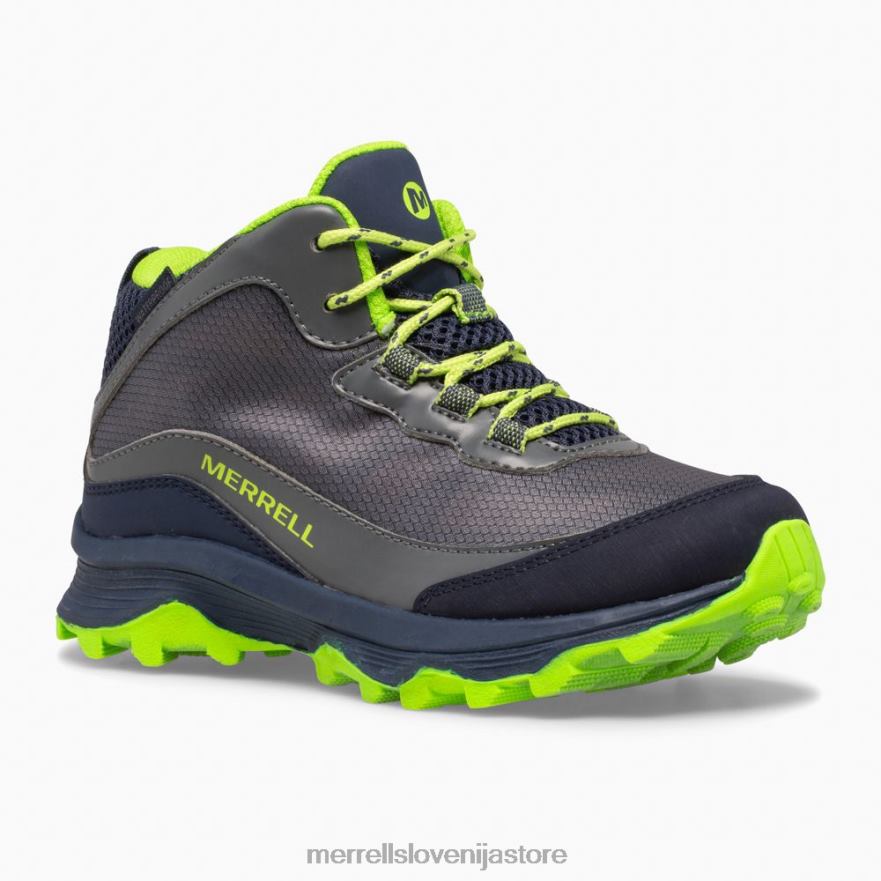 otroci čevlje mornarsko/siva/limeta T600D1383 Merrell moab speed mid waterproof (mk265212)