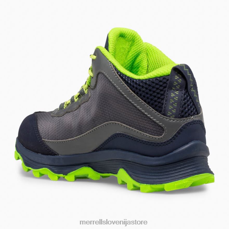 otroci čevlje mornarsko/siva/limeta T600D1383 Merrell moab speed mid waterproof (mk265212)