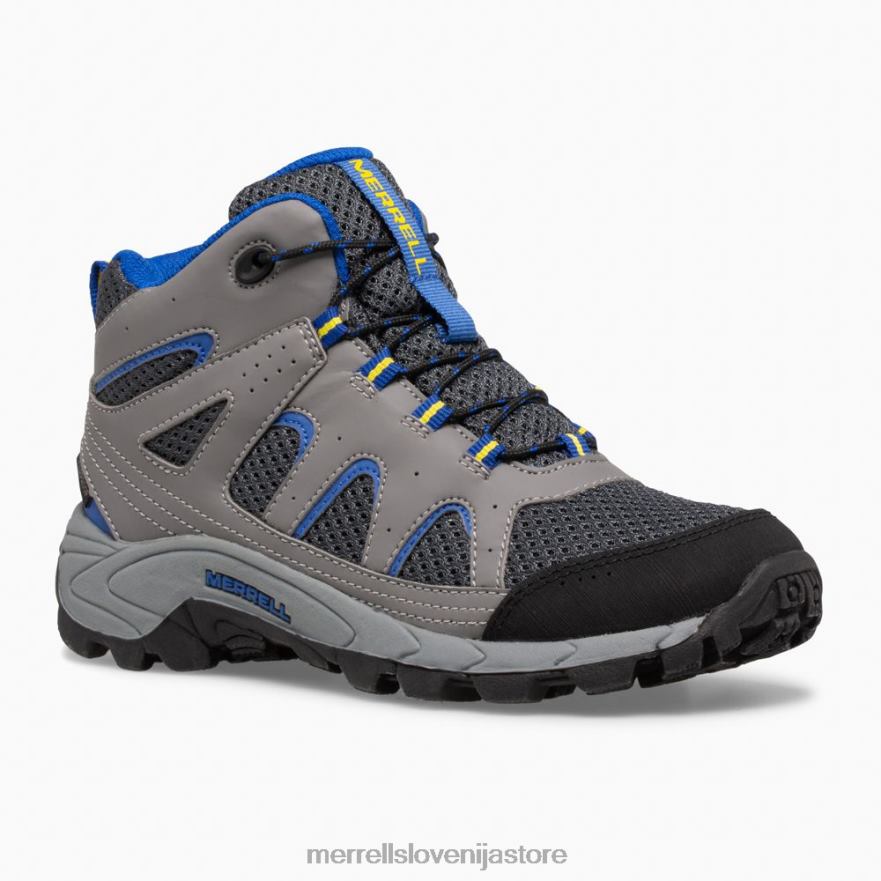otroci čevlje oglje T600D1446 Merrell vodoodporen škorenj oakcreek mid lace (mk264767)