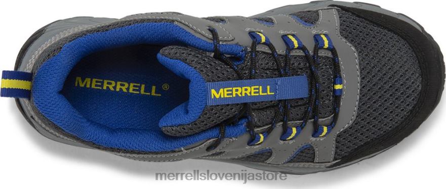 otroci čevlje oglje T600D1450 Merrell oakcreek nizke vodoodporne superge s čipko (mk264770)