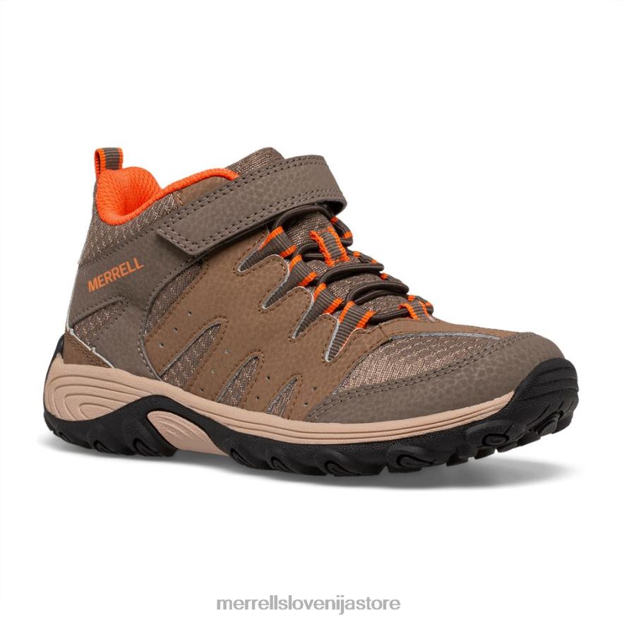 otroci čevlje orožni dim/glina T600D1452 Merrell čevelj outback mid 2 (mk266230)