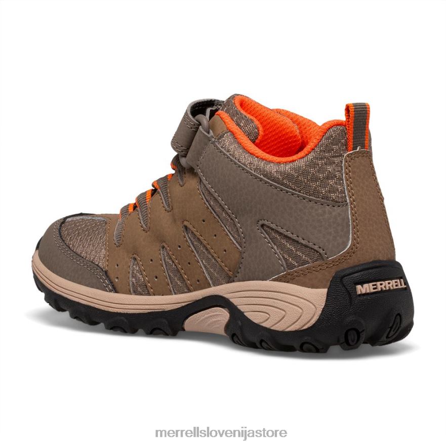 otroci čevlje orožni dim/glina T600D1452 Merrell čevelj outback mid 2 (mk266230)