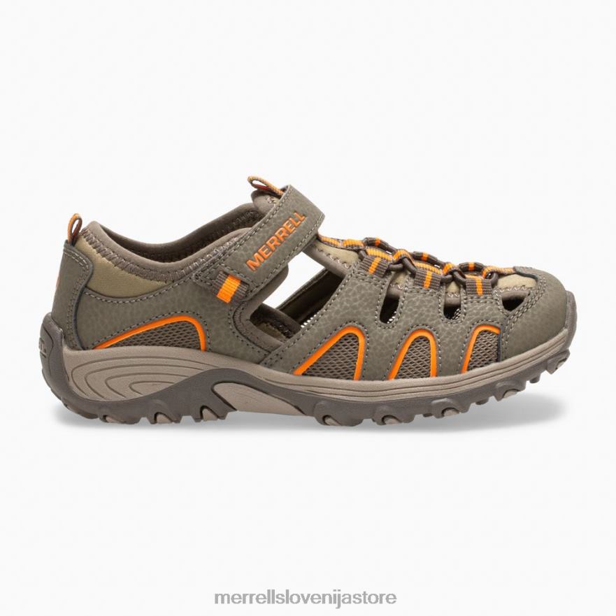 otroci čevlje orožni dim/oranžna T600D1411 Merrell pohodniški sandal hydro h2o (mk261856k)