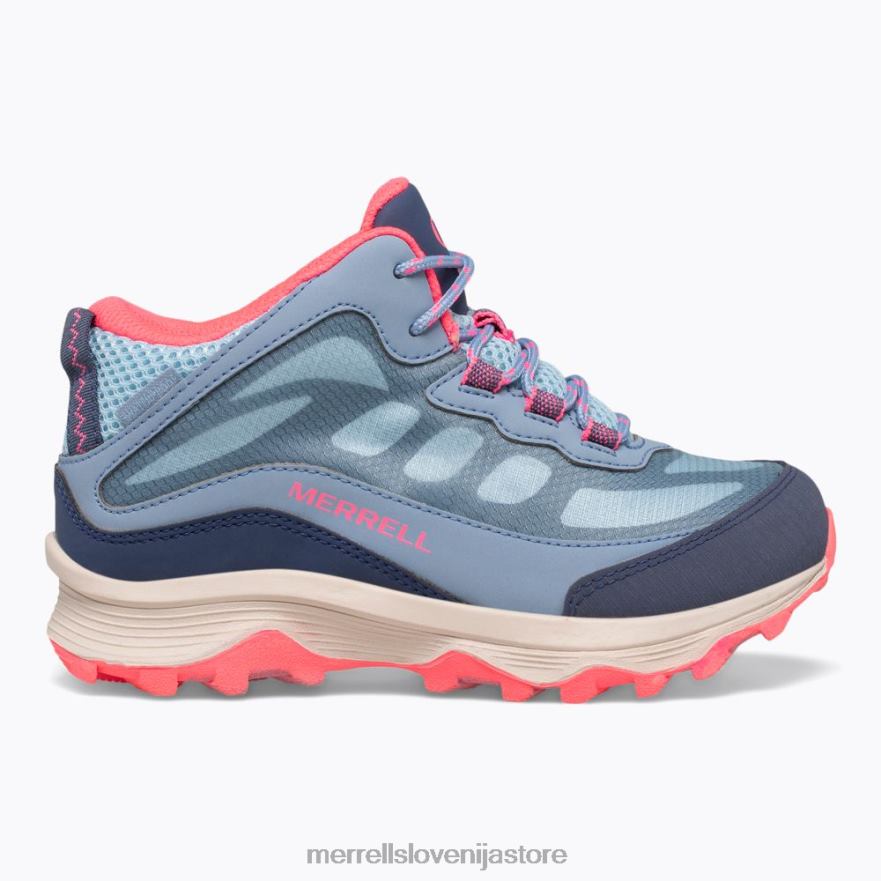 otroci čevlje prašno modra/koralna T600D1382 Merrell moab speed mid waterproof (mk165213)