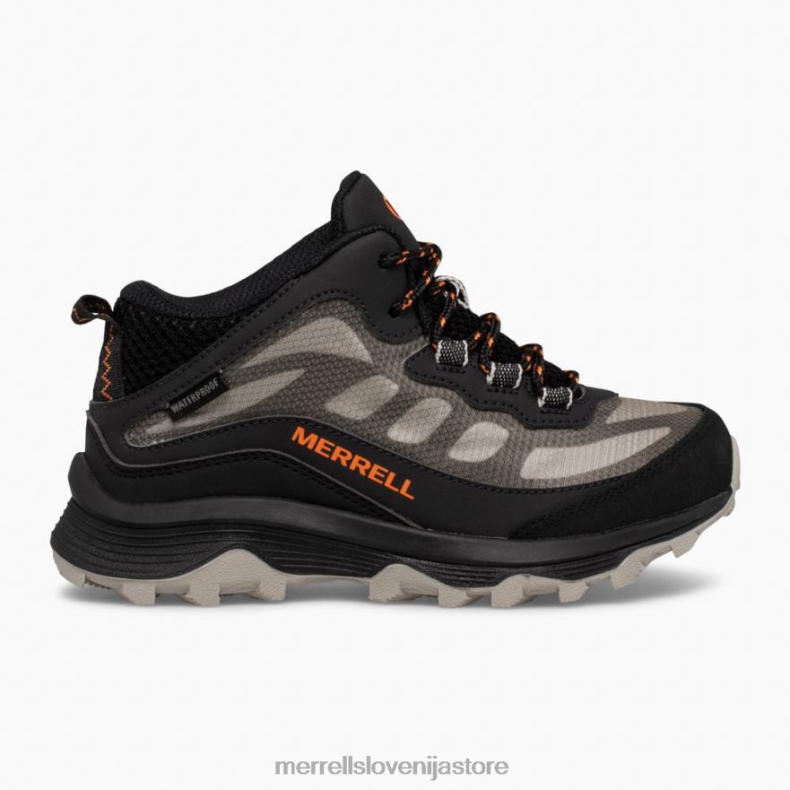 otroci čevlje Črna T600D1378 Merrell moab speed mid waterproof (mk265424)