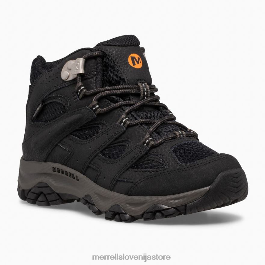 otroci čevlje Črna T600D1431 Merrell vodoodporen škorenj moab 3 mid (mk265702)