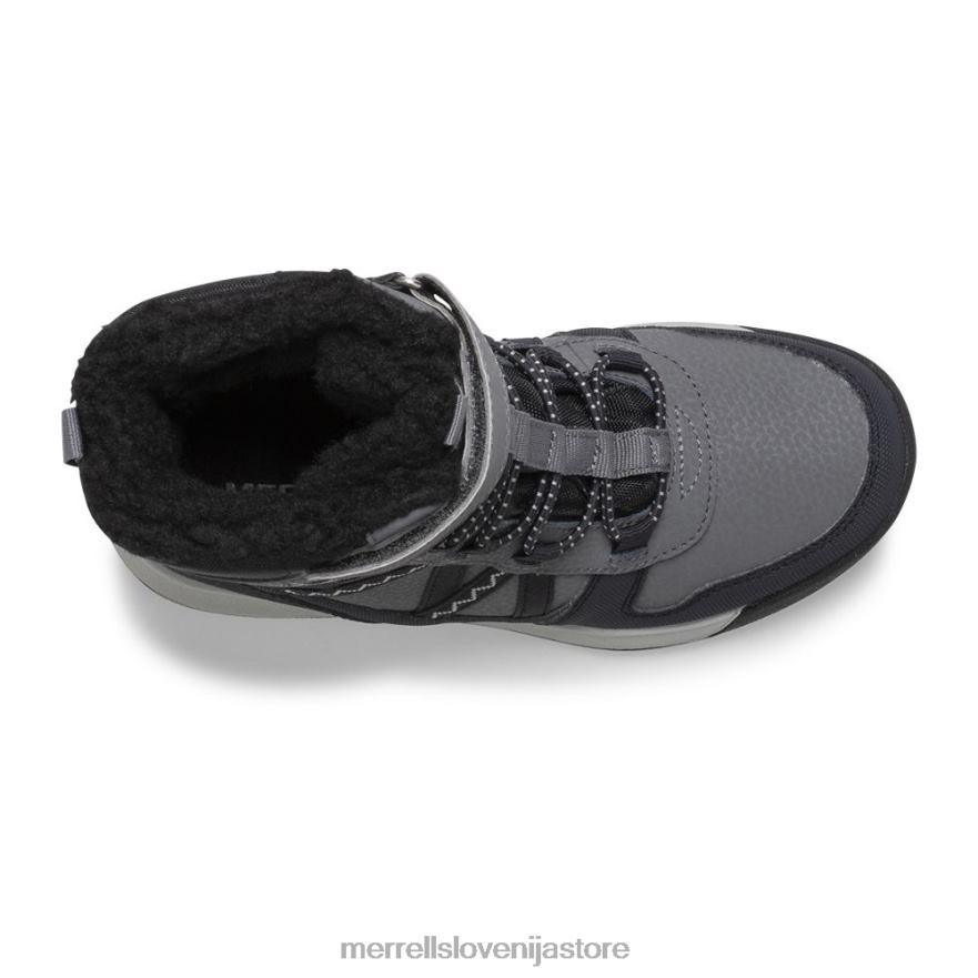 otroci čevlje črna/siva T600D1507 Merrell vodoodporen škorenj snow crush 2.0 (mk263125k)