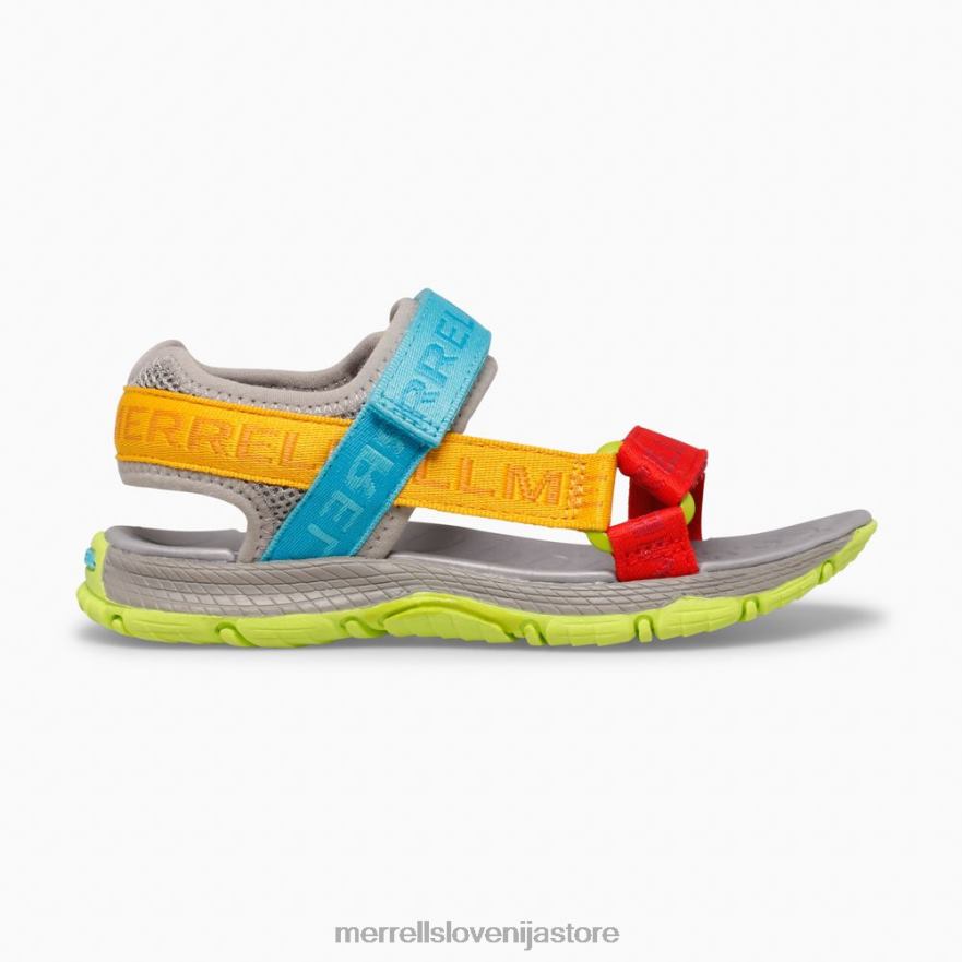 otroci čevlje siv logotip/multi T600D1400 Merrell kahuna spletni sandal (mk265674k)