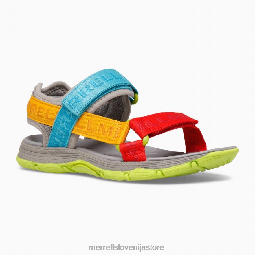 otroci čevlje siv logotip/multi T600D1400 Merrell kahuna spletni sandal (mk265674k)